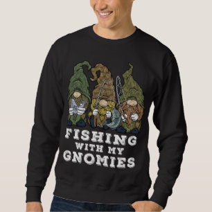 Sudadera Pescadores de gnomos pescando con mis pescadores d