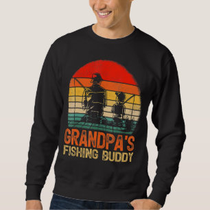 Sudadera Pescadores del abuelo de los hombres vintage