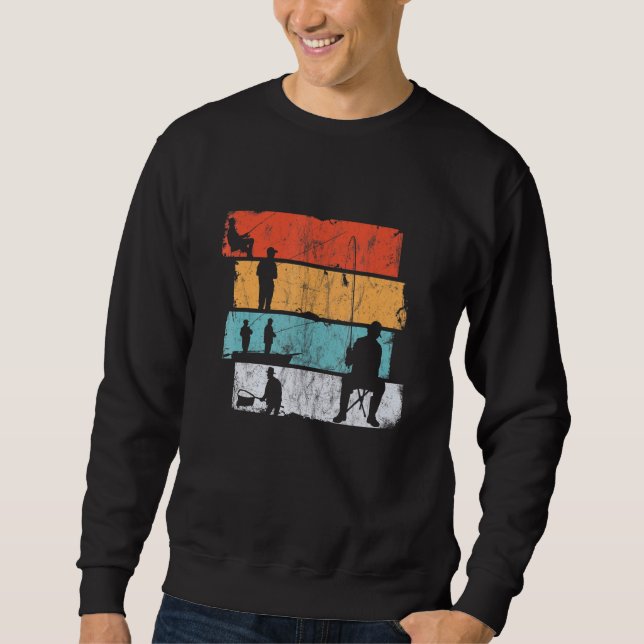 Sudadera Pescadores estilo retro pescadores Pescadores Luck (Anverso)