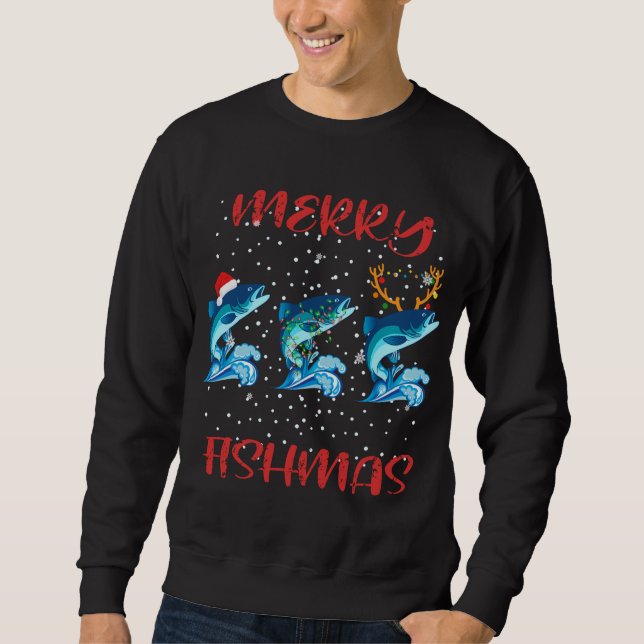 Sudadera Pescadores Navidades Pajama Regalos Pescadores (Anverso)