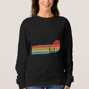 Sudadera Pescadores Pescando Al Estilo Retro Del Lago
