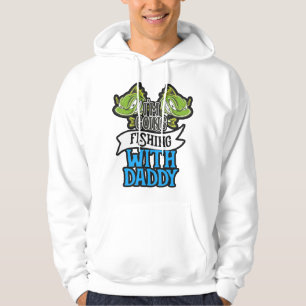 Sudadera Pescando con papi enarbolando regalos para niños