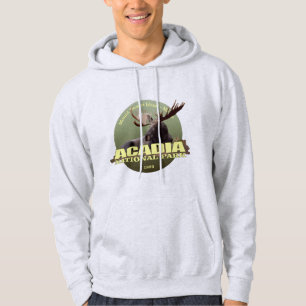 Sudadera PESO del parque nacional del Acadia (alce)