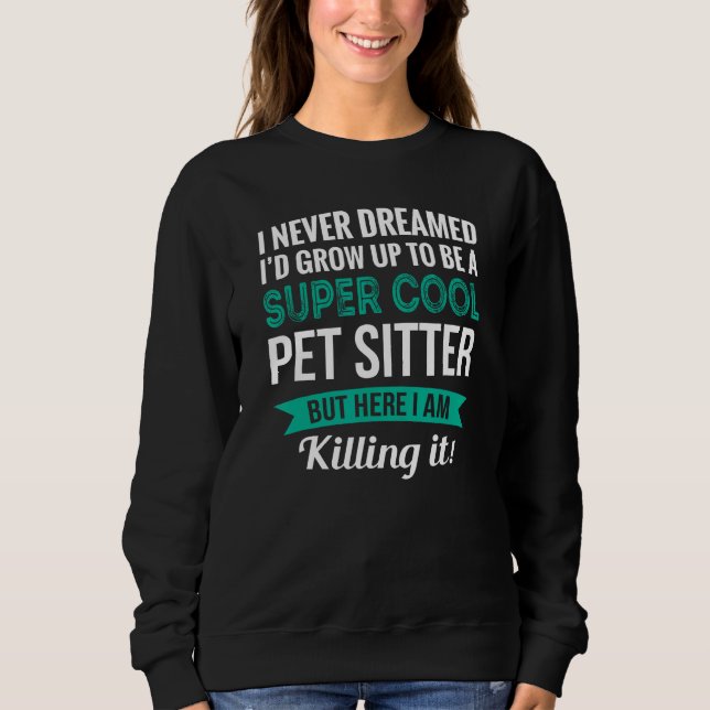 Sudadera Pet Sitter   Appreciation (Anverso)