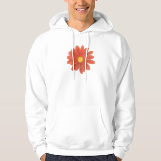 Sudadera Petals in Motion – Vibrant Flower Graphic (Anverso)