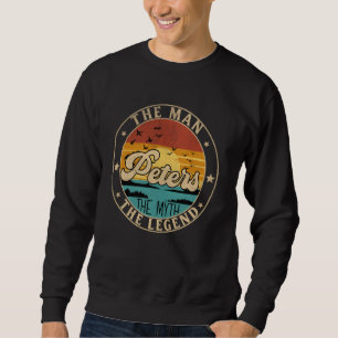 Sudadera PETERS El Hombre El Mito El Nombre De La Leyenda