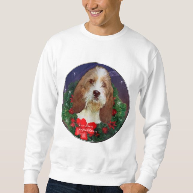 Sudadera Petit Basset Griffon Vendeen Navidades Regalos (Anverso)