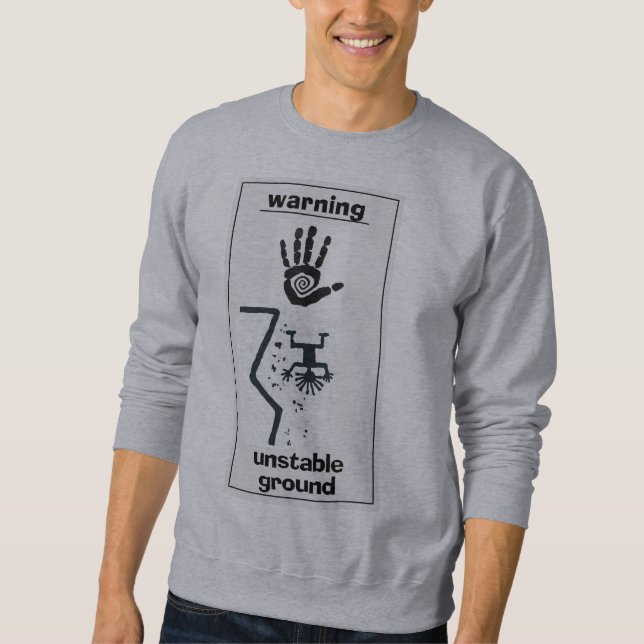 Sudadera Petroglifo terrestre inestable (Anverso)