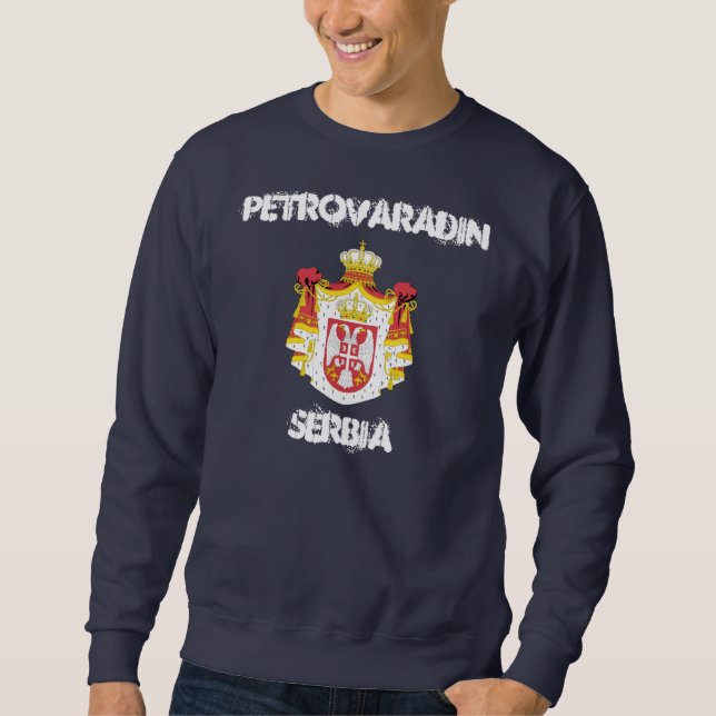 Sudadera Petrovaradin, Serbia con escudo de armas (Anverso)