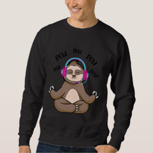 Sudadera Pew Gamer Sloth Gaming