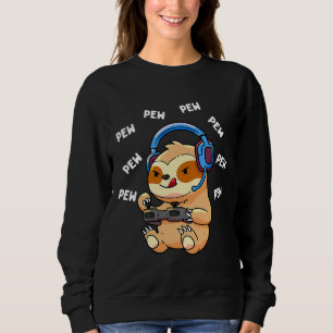 Sudadera Pew Gamer Sloth Pew Gaming