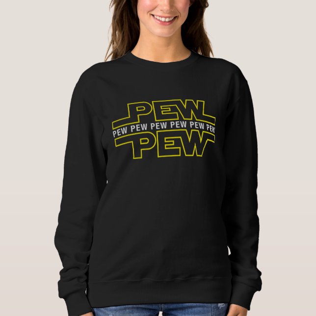 Sudadera Pew Pew Cita Graciosa (Anverso)
