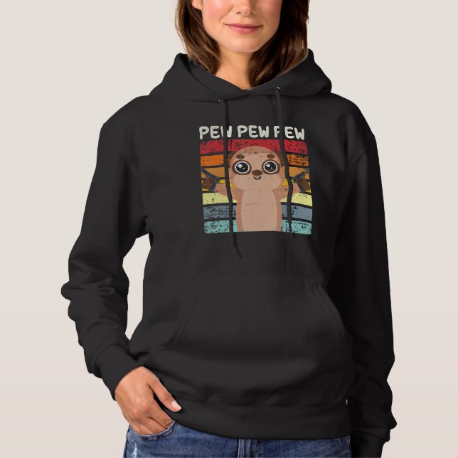 Sudadera Pew Pew Meerkat (Anverso)