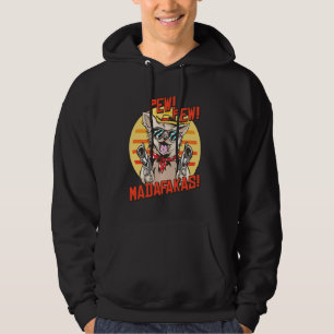 Sudadera Pew Pews Madafakas Chihuahua Con Una Pistola Vesti