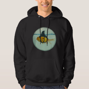 Sudadera Pez Dorado Lindo con Moda de Aleta de Tiburón
