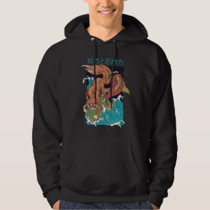 Sudadera Pez Koi con Diseño Japonés de Zorro