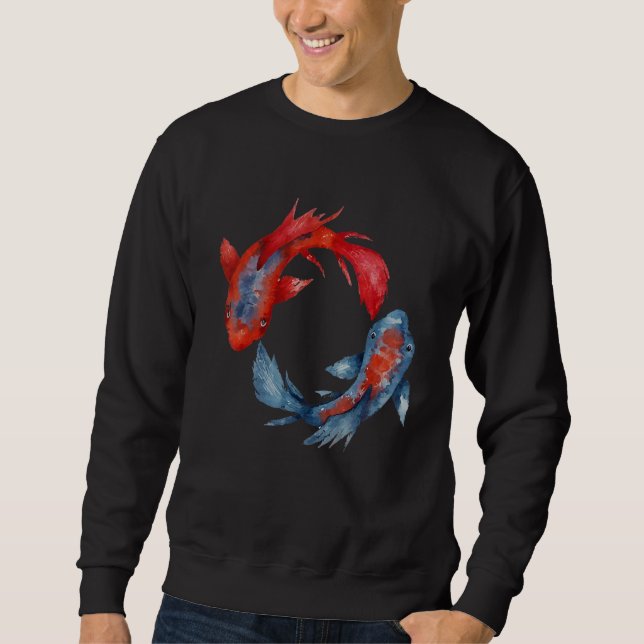 Sudadera Pez Koi Yin Yang (Anverso)