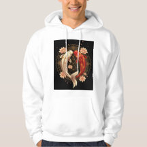 Pez Koi Yin Yang con Mandala de Loto