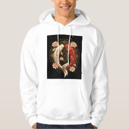 Sudadera Pez Koi Yin Yang con Mandala de Loto