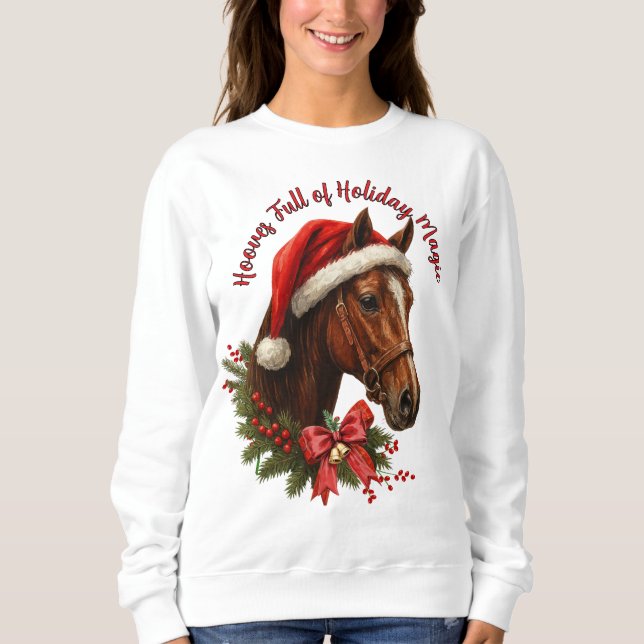 Sudadera Pezuñas llenas de Magia de Navidad (Anverso)