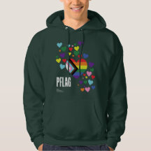 PFLAG Orgullo Hoodie fondo oscuro