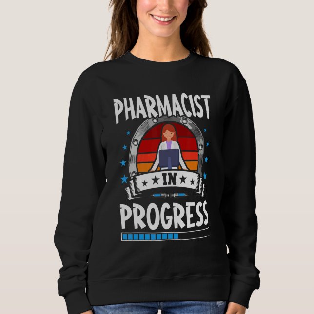 Sudadera Pharmacist In Progress Trainee Student (Anverso)