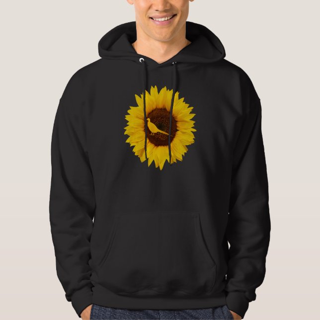Sudadera Pheasant Para Mujeres Hombres Aves Monal Girasol (Anverso)