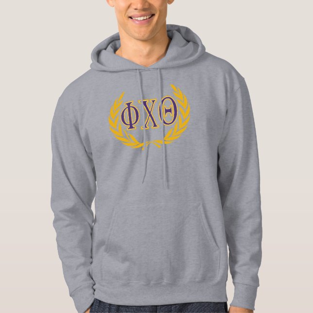 Sudadera Phi Chi Theta | Griego con Corona (Anverso)