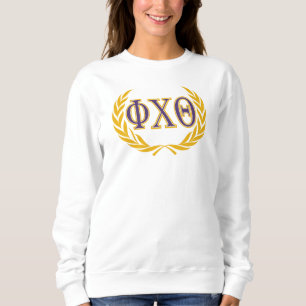 Sudadera Phi Chi Theta Griego con Corona