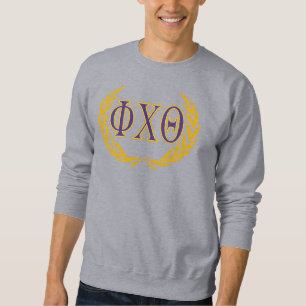 Sudadera Phi Chi Theta Griego con Corona