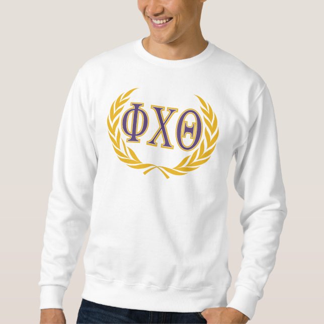 Sudadera Phi Chi Theta | Griego con Corona (Anverso)