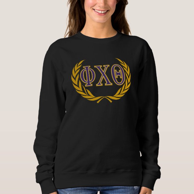 Sudadera Phi Chi Theta | Griego con Corona (Anverso)