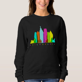 Sudadera Philadelphia Pennsylvania Colorful American Skylin