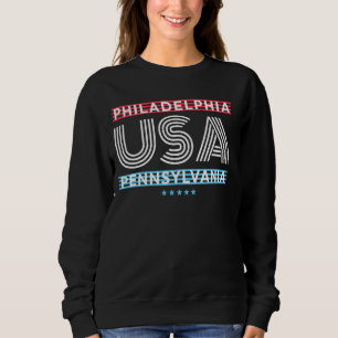 Sudadera Philadelphia Pennsylvania Estados Unidos Diseño de