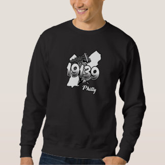 Sudadera Philadelphia Silhouette with Zip Code 19139 and Li