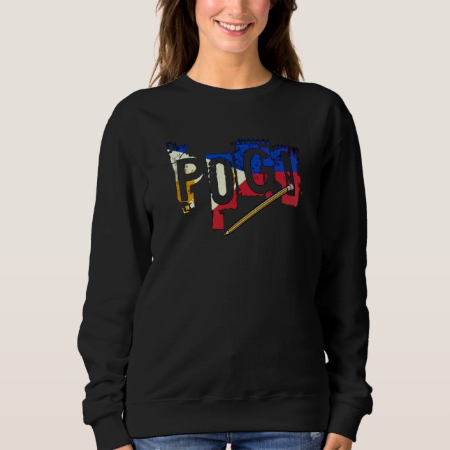 Sudadera Philippines Filipino Pinoy Pogi Handsome Vintage C (Anverso)