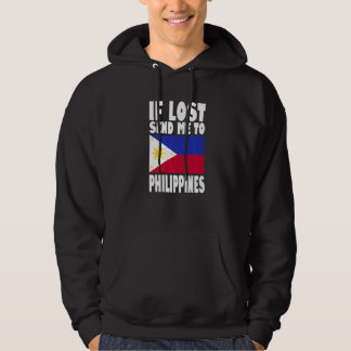 Sudadera Philippines Flag Design  If lost send me to Philip