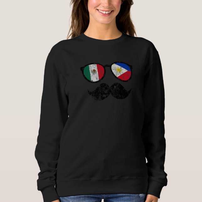 Sudadera Philippines Mexico Filipino Pride Proud Flag Mexip (Anverso)