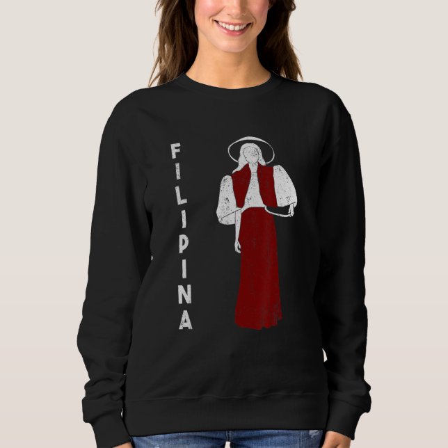 Sudadera Philippines Pinay Filipina Filipiniana Proud Woman (Anverso)