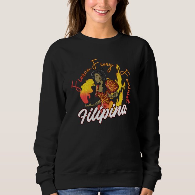 Sudadera Philippines Pinay Filipina Pride Proud Flag Beauti (Anverso)