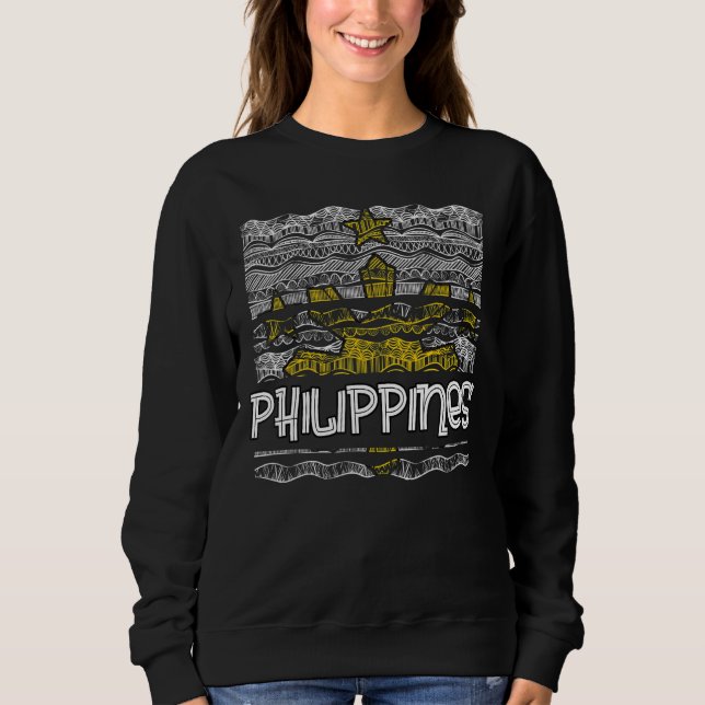 Sudadera Philippines Pinay Filipino Pride Country Flag Isla (Anverso)