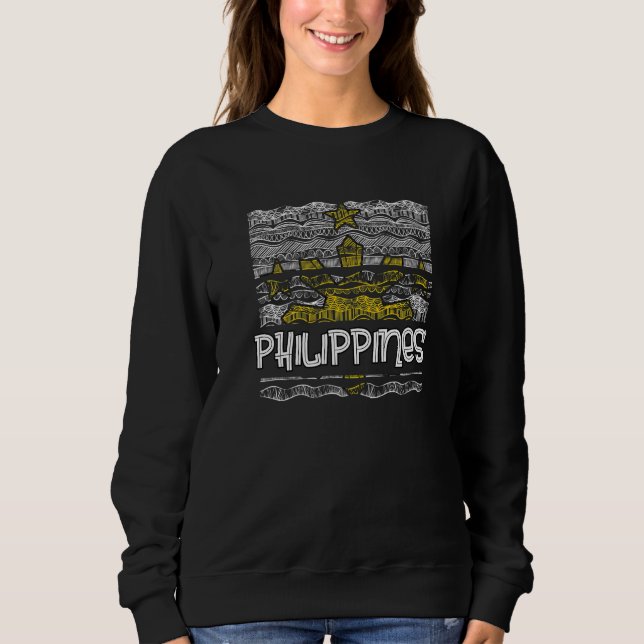 Sudadera Philippines Pinay Filipino Pride Country Flag Isla (Anverso)