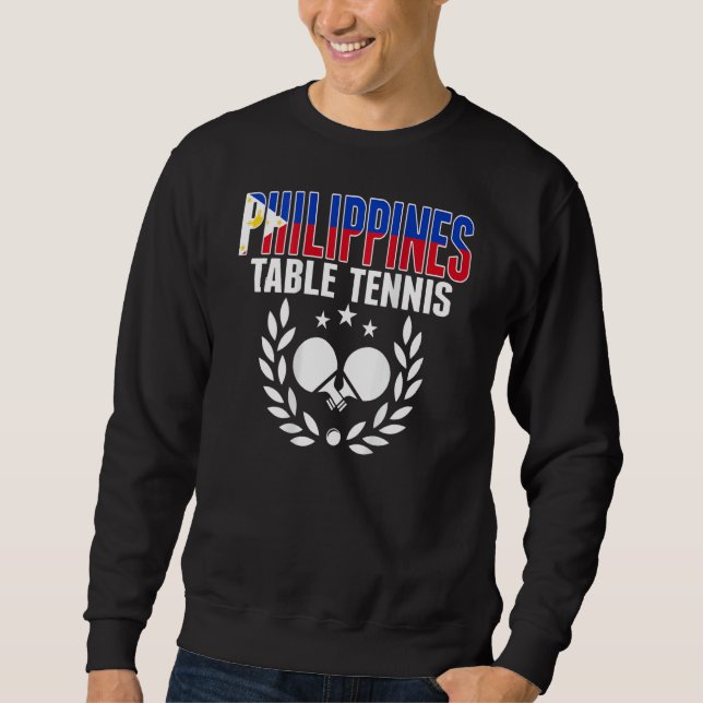 Sudadera Philippines Ping Pong   Support Philippine Table T (Anverso)