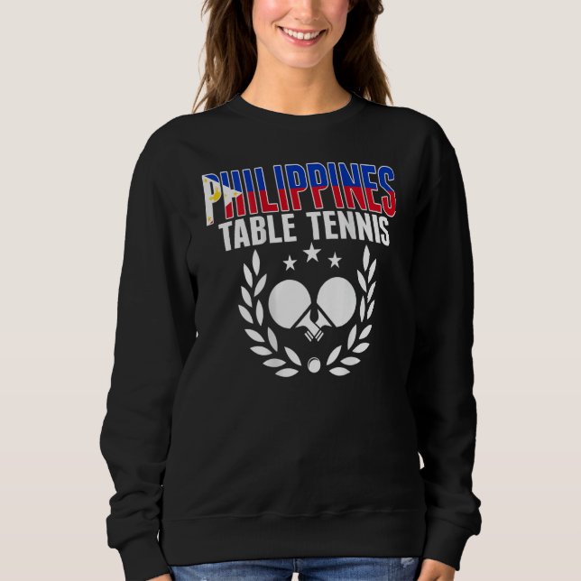 Sudadera Philippines Ping Pong   Support Philippine Table T (Anverso)