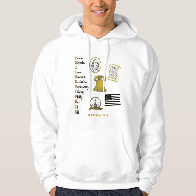 Sudadera Philly Tourim Acronym Hoodie (Anverso)