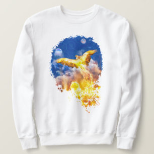 Sudadera Phoenix Bird RISE POR ENCIMA DE SUS PROBLEMAS