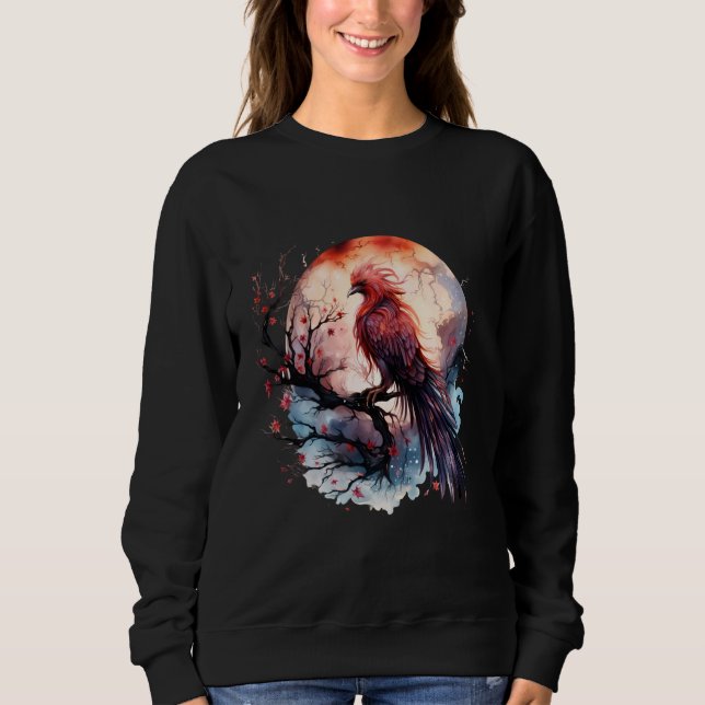 Sudadera Phoenix Fire Phoenix Bird Myththys Moon Sakur (Anverso)