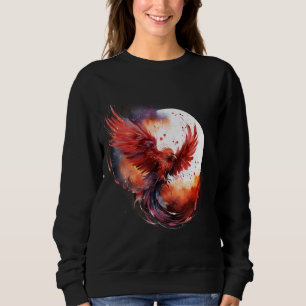 Sudadera Phoenix Reborn Myththid Bird Fire Phoenix Bird Rej