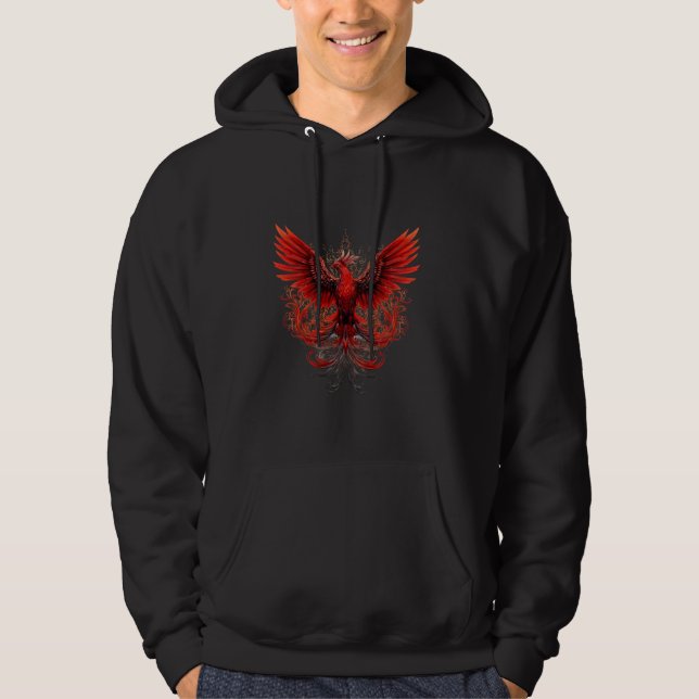 Sudadera Phoenix Reborn Myththid Bird Fire Phoenix Bird Rej (Anverso)