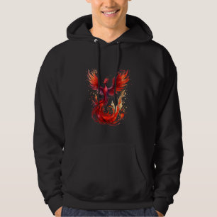 Sudadera Phoenix Rising Rejuvenecimiento Renacimiento Fénix